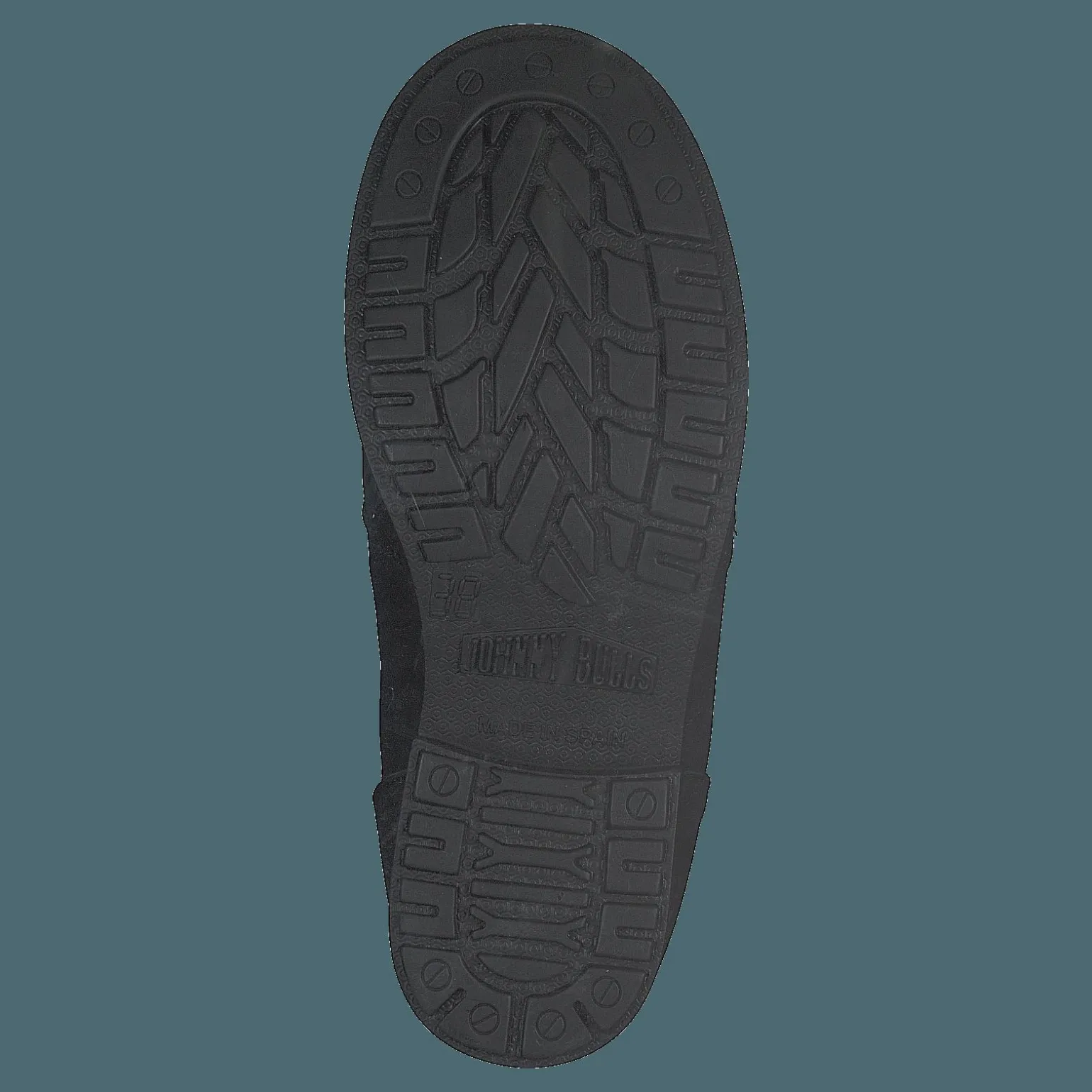 Mid Zip Boot Warm Lining Black/shiny Silver