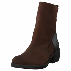 Moba032fly Oil Suede/rug Camel/dk Brown