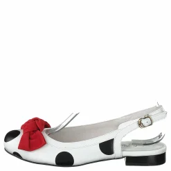 Penny White/black Dots