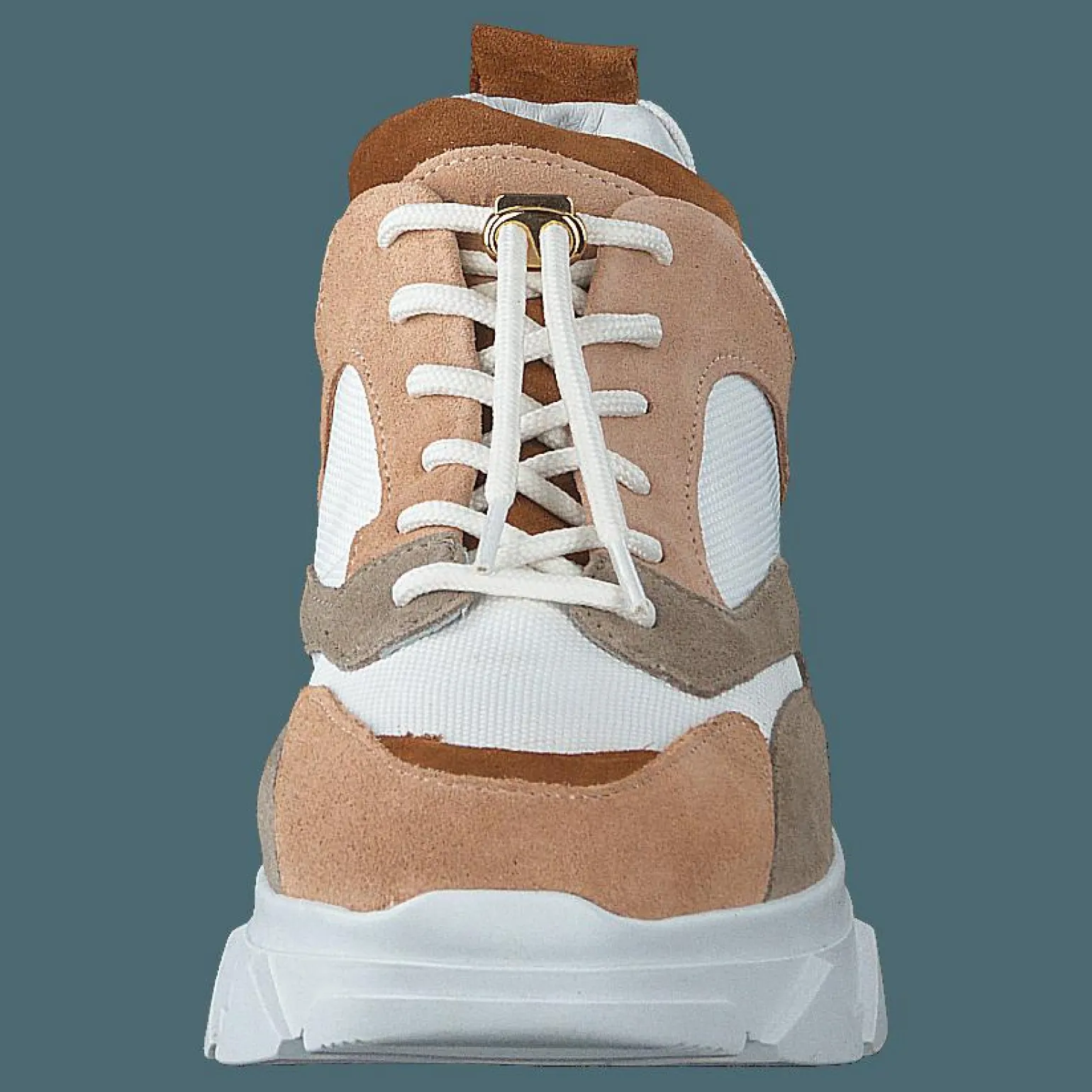 Portia Nude Combo Suede 443