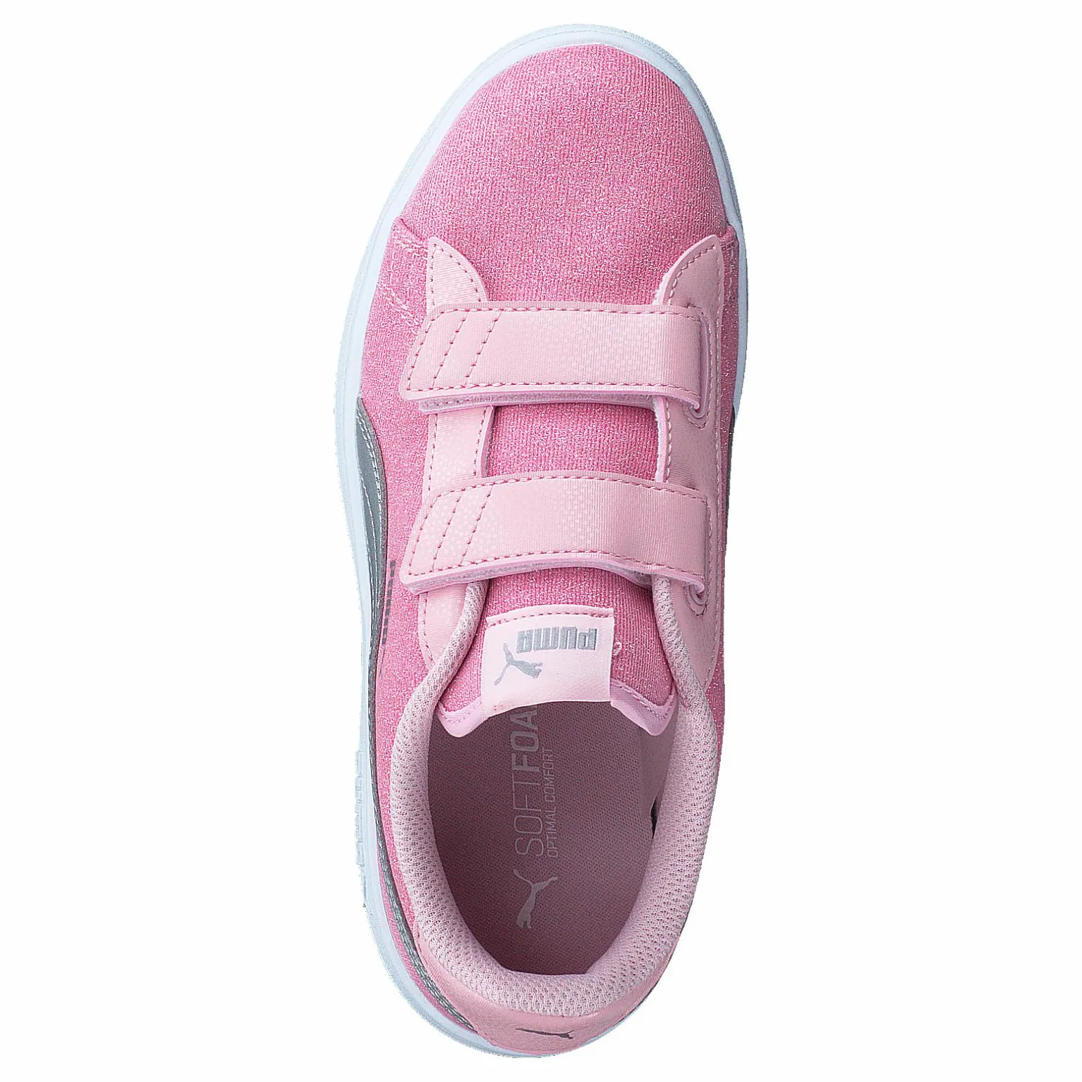 Puma Smash V2 Glitz Glam V Ps Almond Blossom-puma Silver