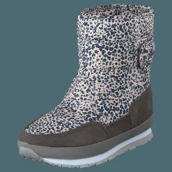 Rd Leo Print Kids Grey Leo