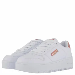 Rebound Platform Glitz Low Cut Bright White