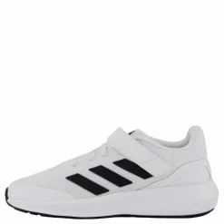 RunFalcon 3.0 Elastic Lace Top Strap Shoes Cloud White / Core Black / Cloud White