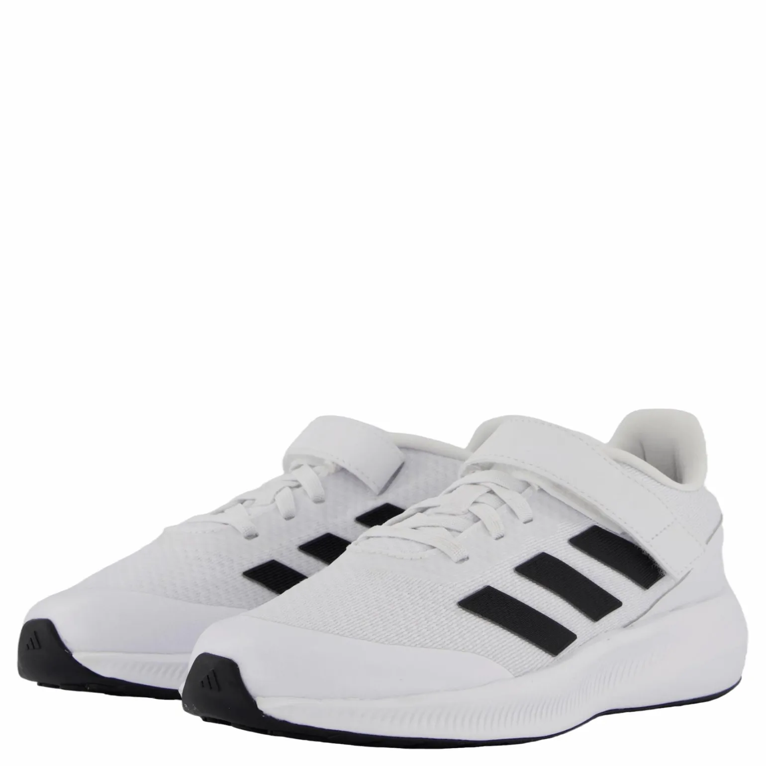 RunFalcon 3.0 Elastic Lace Top Strap Shoes Cloud White / Core Black / Cloud White