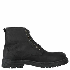 Sharp Black Suede