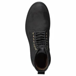 Sharp Black Suede