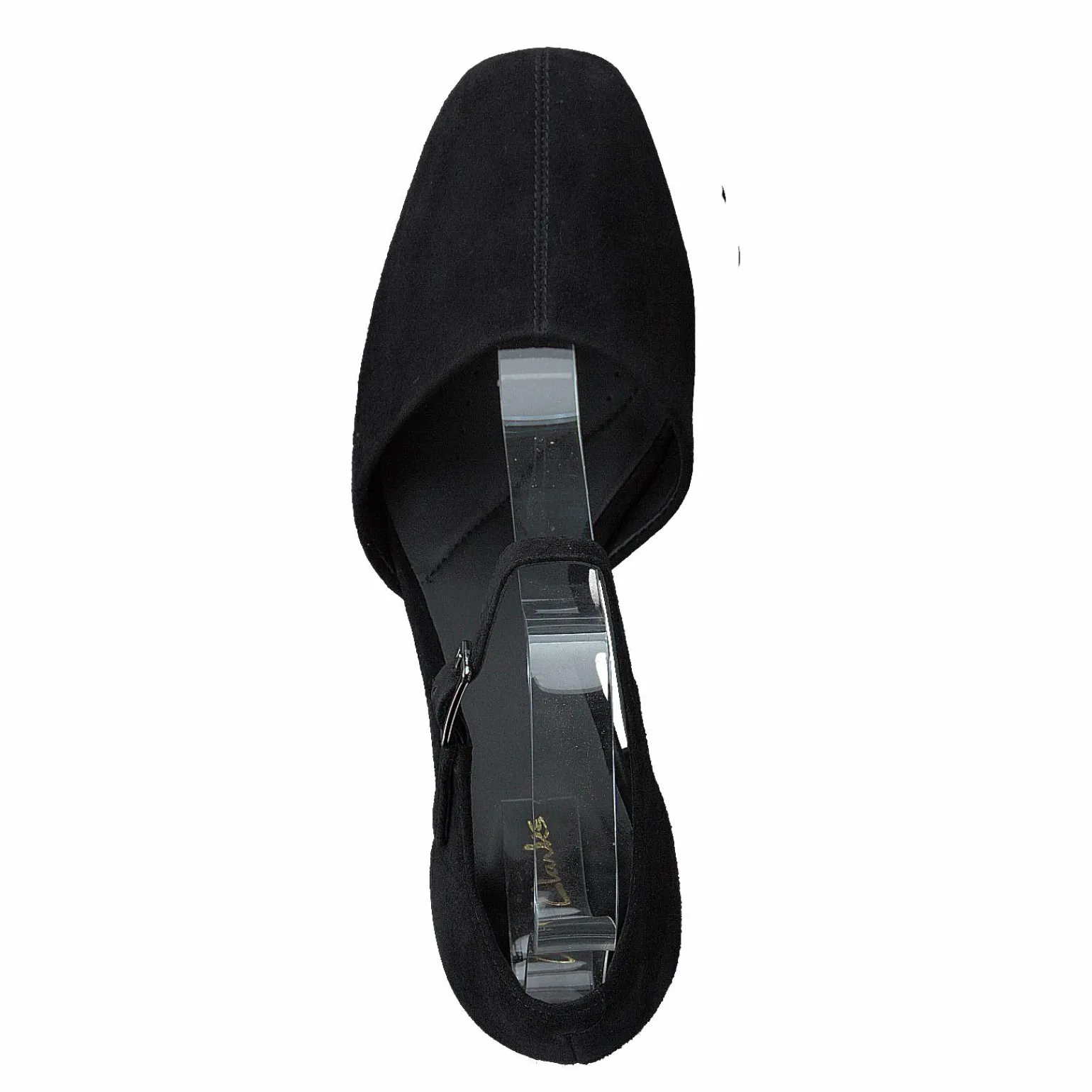 Sheer100 Strap Black Suede
