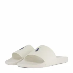 Signature Pony Slide Deckwash White / Navy PP