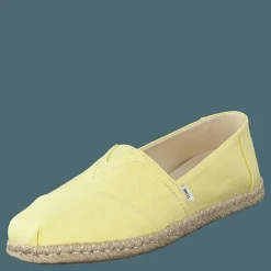 Slubby Woven Rope Sole Banana Yellow