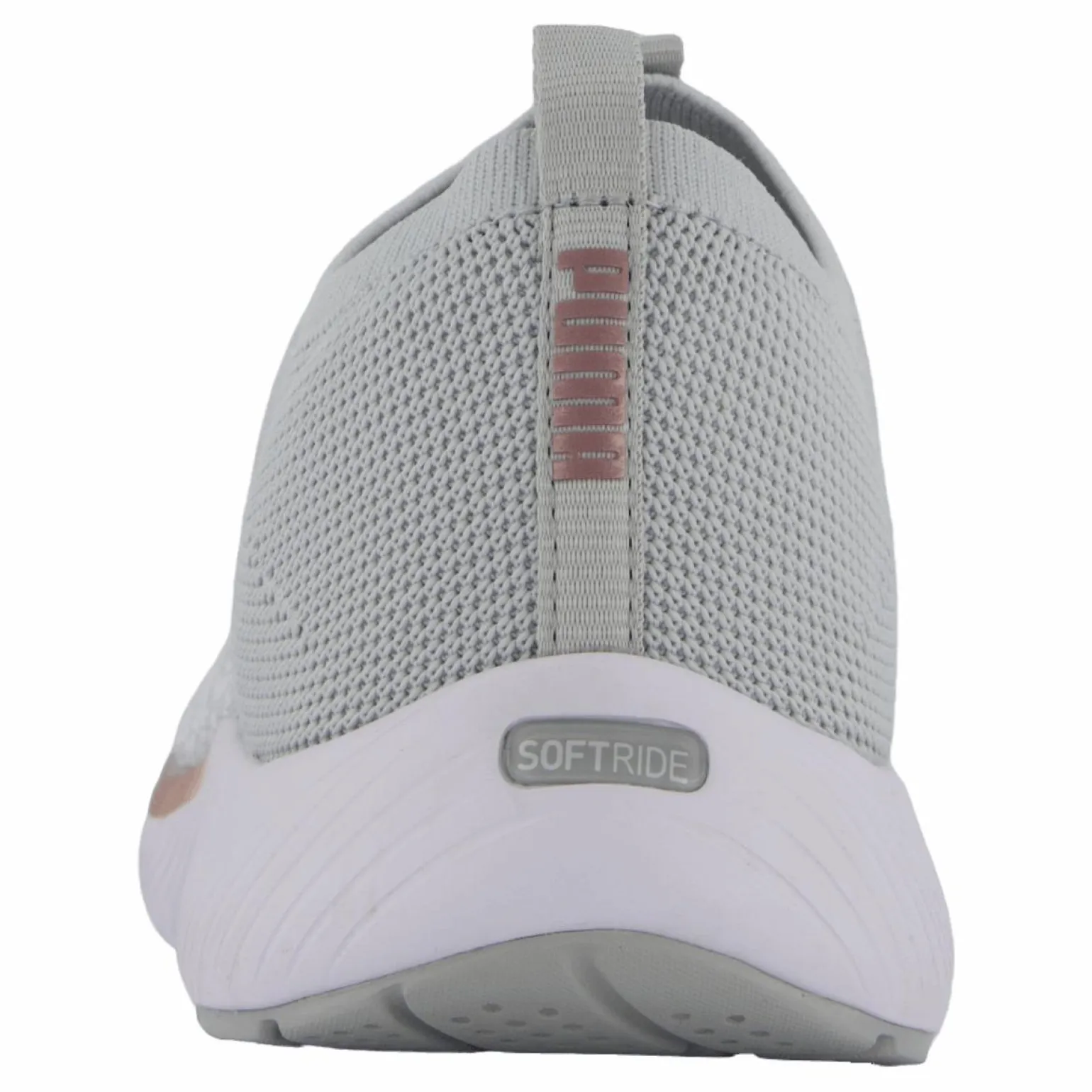 Softride Remi Slip-on Knit Wn Ash Gray-puma White-rose Gold