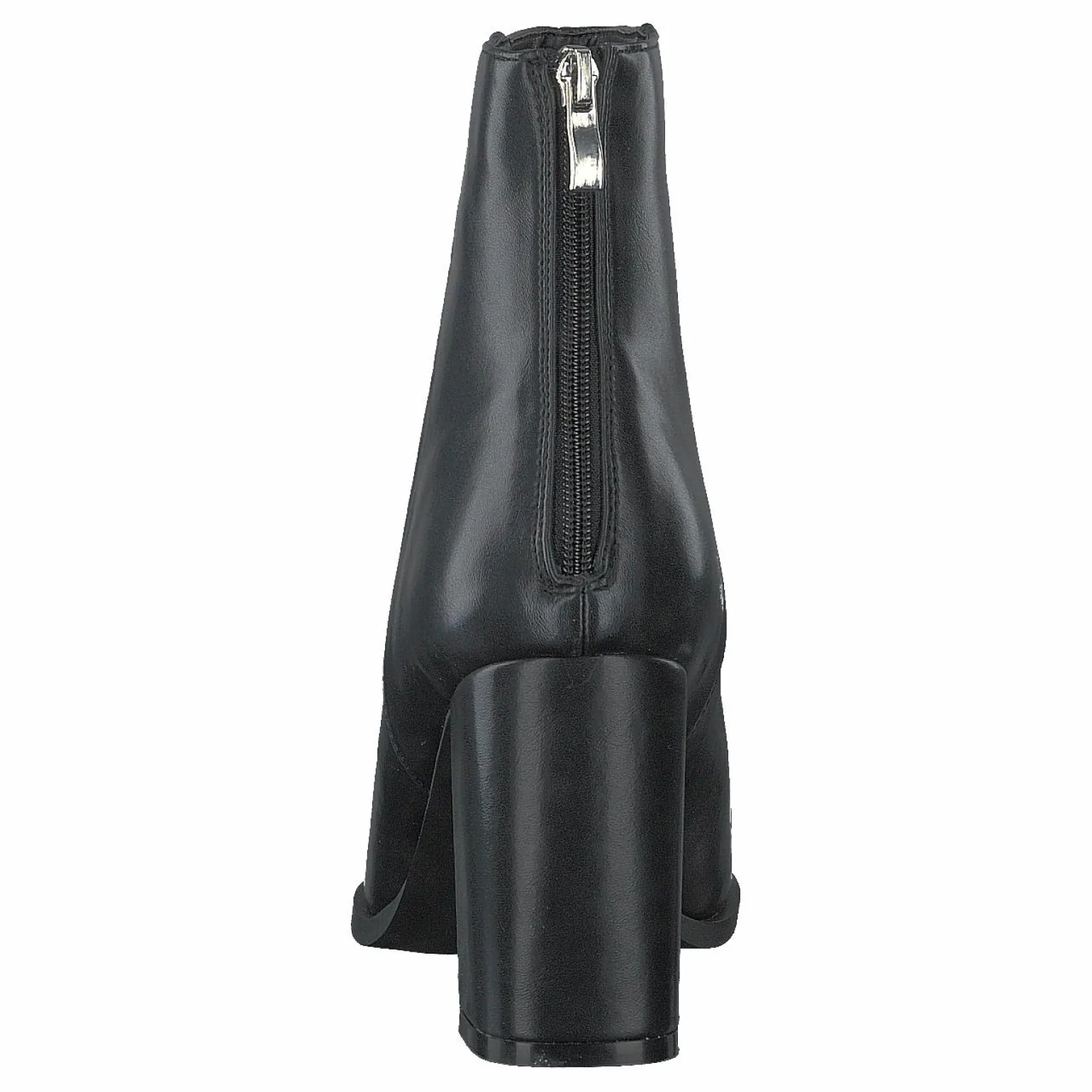 Squared Front Ankle Boots Black