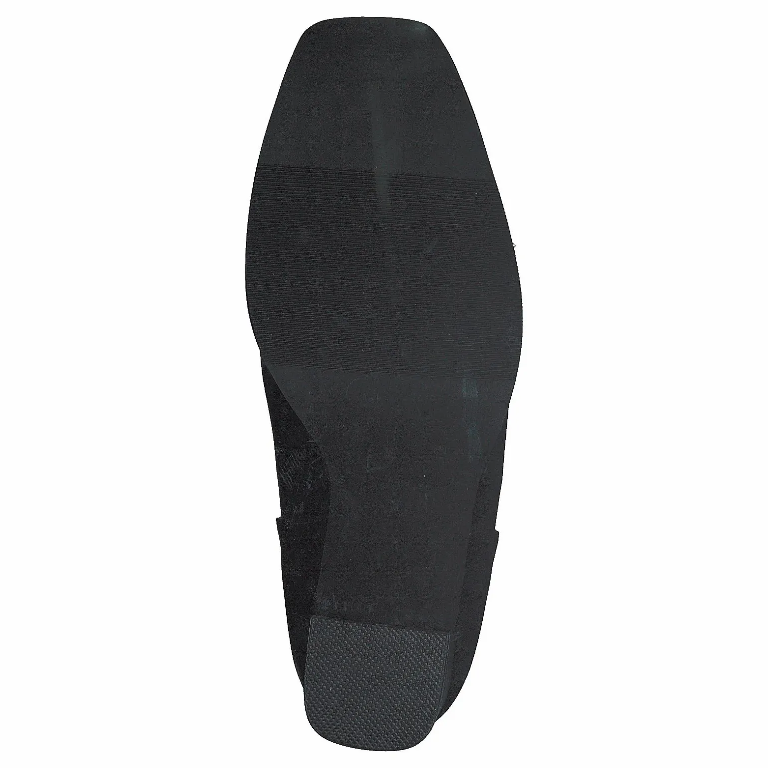 Squared Front Ankle Boots Black