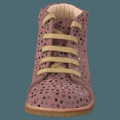 Starter Boot With Laces Rose Dot