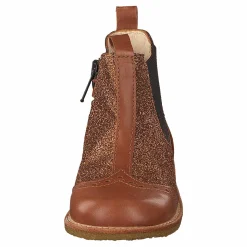 Starter Chelsea Boot With Elas Cognac/rust Gl./brown