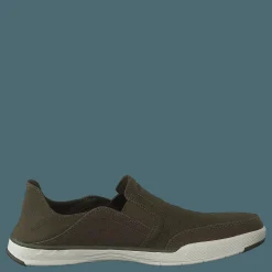 Step Isle Row Khaki Green Canvas