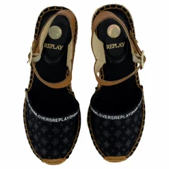 Susan Lycra Print Black