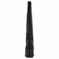 Th Chain Leather Long Boot Black