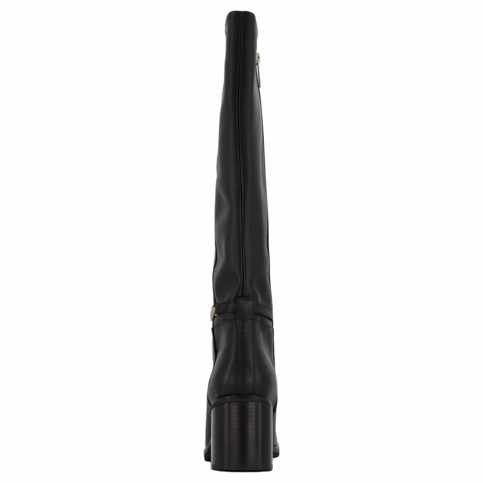 Th Chain Leather Long Boot Black