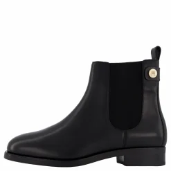 Th Stud Leather Low Chelsea Black