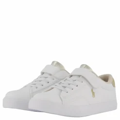 Theron V Ps White Smooth Pu/gold Metallick