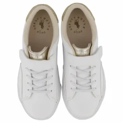 Theron V Ps White Smooth Pu/gold Metallick