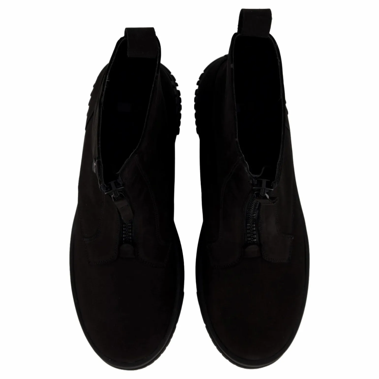 Tjw Zip Up Flatform Nubuck Bo Black
