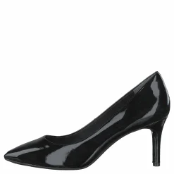 Total Motion  75Mm Pointy Pump Black Patent