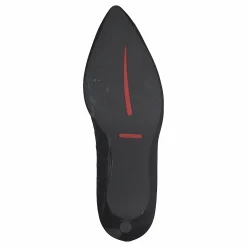 Total Motion  75Mm Pointy Pump Black Patent