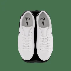 Tumbled Leather White / Black