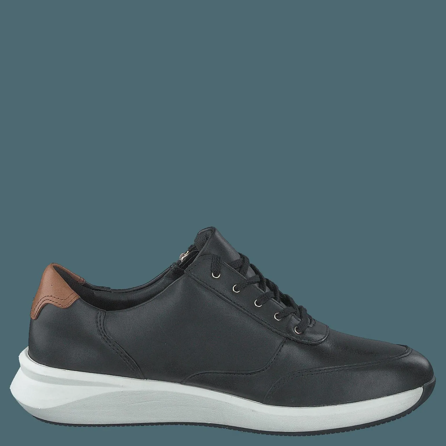 Un Rio Zip Black Leather
