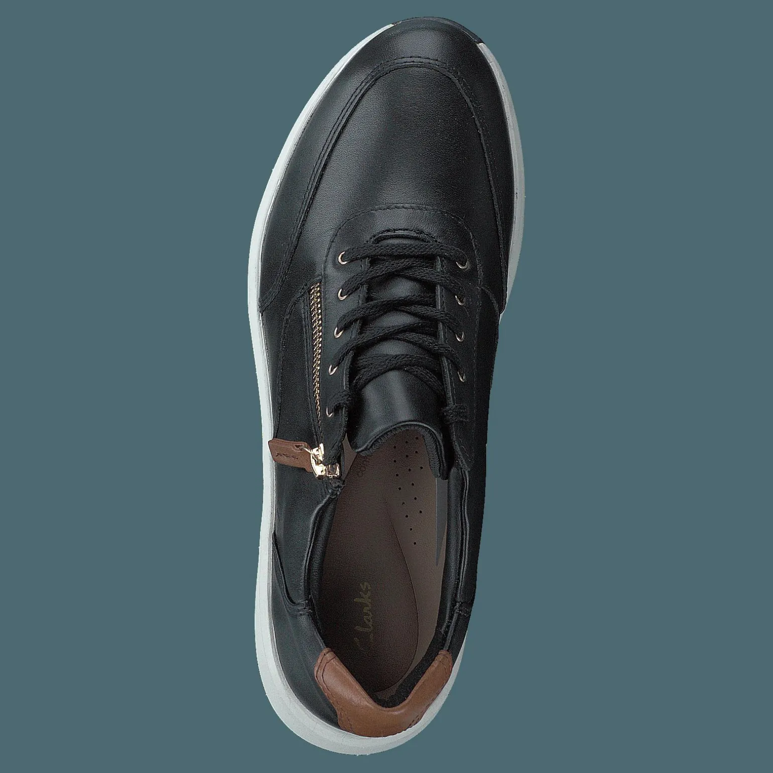 Un Rio Zip Black Leather