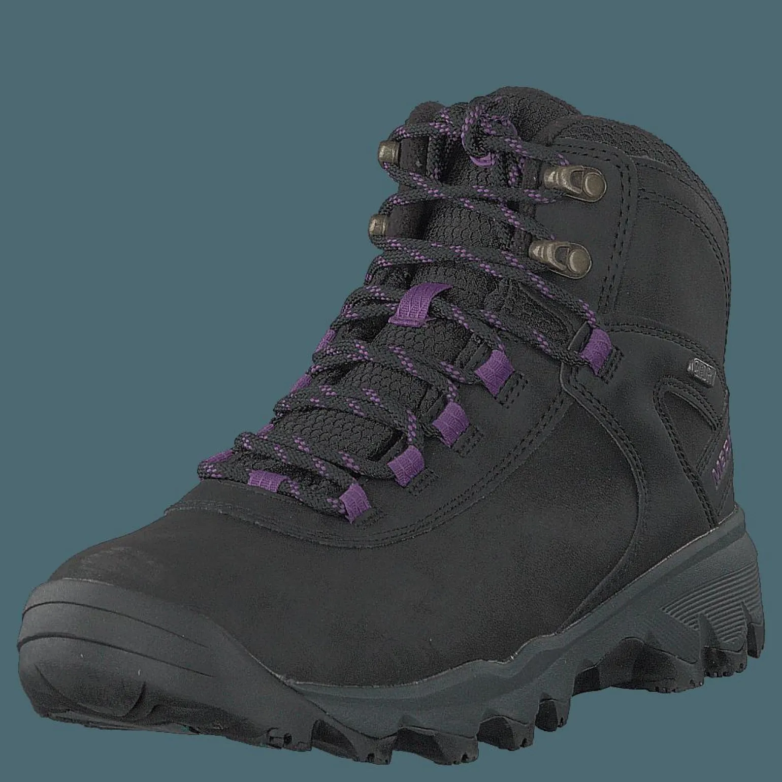 Vego Mid Leather North Wp Ice+ Black/gloxinia
