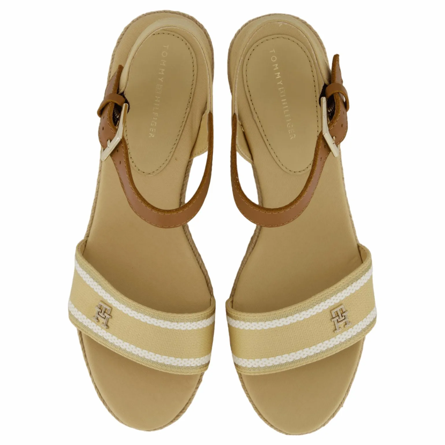 Webbing Wedge Sandal